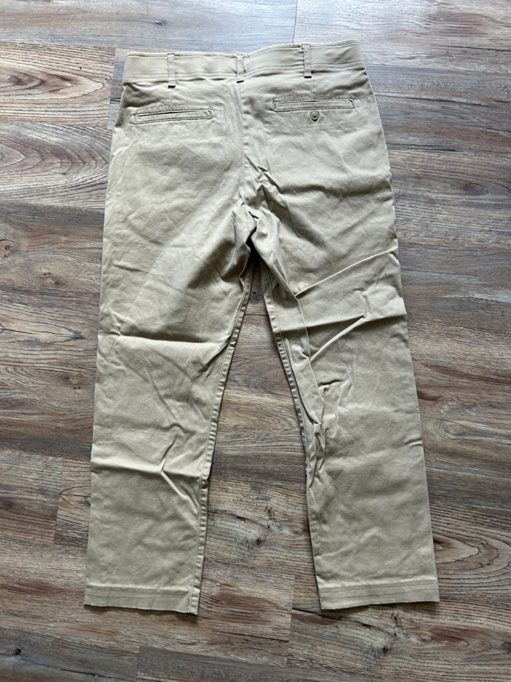 Men’s Chinos Pants, Elasticity Waist, Beige, Inseam 32 (Size 34) - Picture 2 of 7
